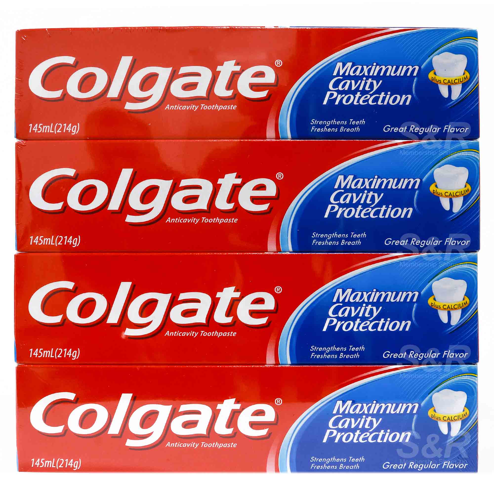 Colgate Anticavity Protection Fluoride Toothpaste 4pcs